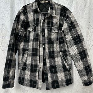 Plaid Black and White Jacket